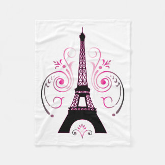 Cobertor De Velo Eiffel Tower Paris Gradient Swirl Design