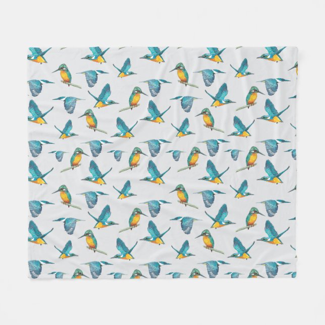 Cobertor De Velo Eisvogel-Muster Leggings (Frente (Horizontal))