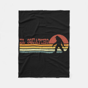 Cobertor De Velo El Squatcho - Retrô Engraçado Strips Bigfoot Cinco
