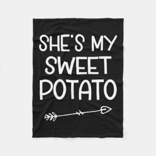 Cobertor De Velo Ela é Minha Batata Doce Eu Yam Ação de Graças Corr