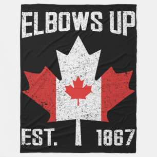 Cobertor De Velo Elbows Up Canada True North Strud Canadense