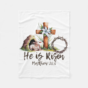 Cobertor De Velo Ele É Cordeiro De Ovelha Ressuscitado Cruz Jesus C