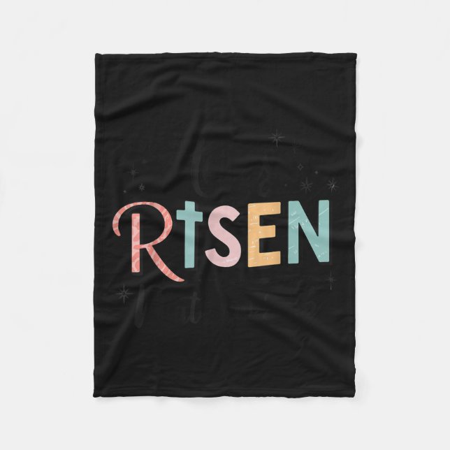 Cobertor De Velo Ele É Risen Christian Teen Girl Deus É Boa Bebida (Frente)