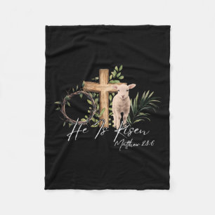 Cobertor De Velo Ele É Risen Ovelino Cruzando Jesus Gosto Cristão