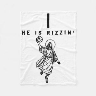 Cobertor De Velo Ele É Rizzin Páscoa Jesus Bysketbyll Cristão Rel