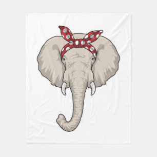 Cobertor De Velo Elefante com Bandana