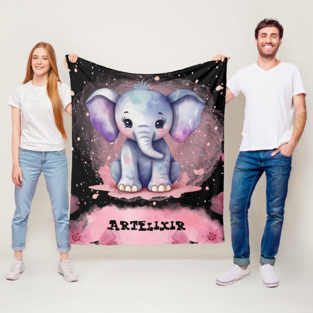 Cobertor De Velo Elefante com impressão de elegância moderna (In Situ)