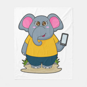 Cobertor De Velo Elefante com móvel