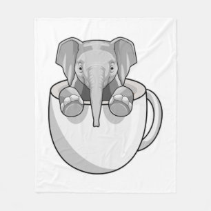 Cobertor De Velo Elefante com Taça