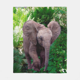 Cobertor De Velo Elefante e selva