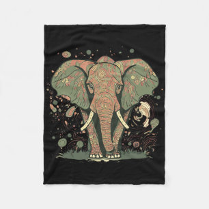 Cobertor De Velo Elefante: Na moda artística dos fãs elefantes salv