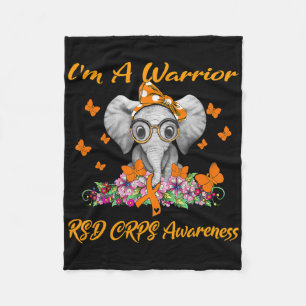 Cobertor De Velo Elefante, sou um guerreiro, Rsd Crps Consciência