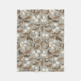 Cobertor De Velo Elegância Botânica Vintage