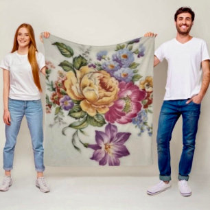 Cobertor De Velo Elegância em cascata: Frota Floral Inspirada em Po