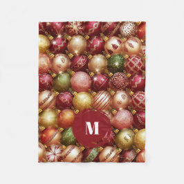 Cobertor De Velo Elegant Christmas Tree Baubles