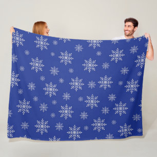 Cobertor De Velo Elegante Chic Winter Modern Snow Christmas