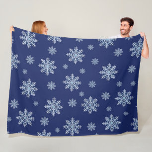 Cobertor De Velo Elegante Chic Winter Modern Snow Christmas