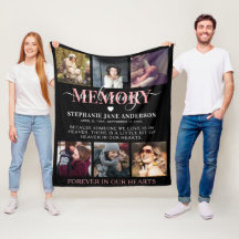 Elegante Colagem de Fotos em Memória Memorial