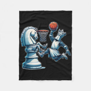 Cobertor De Velo Elegante Conselho de xadrez King Sketll Game