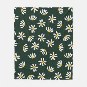 Cobertor De Velo Elegante Impressão Floral   Arte Botânica de Pared
