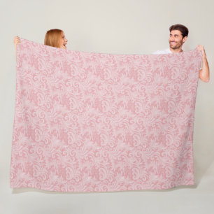 Cobertor De Velo Elegante padrão de renda rosa Bege