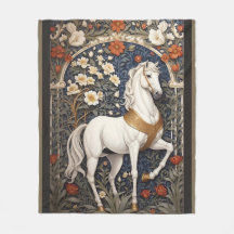 Elegante William Morris Inspirou Cavalo Branco