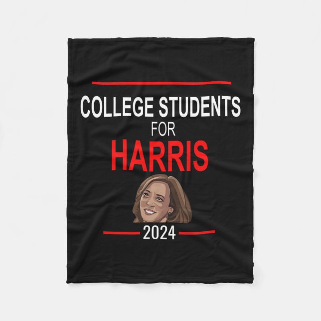 Cobertor De Velo Eleição para o Presidente Kamala Harris (Frente)