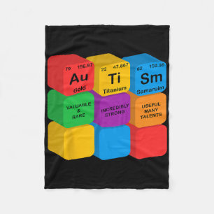 Cobertor De Velo Elementos de consciência curiosos Autismo Mesa per