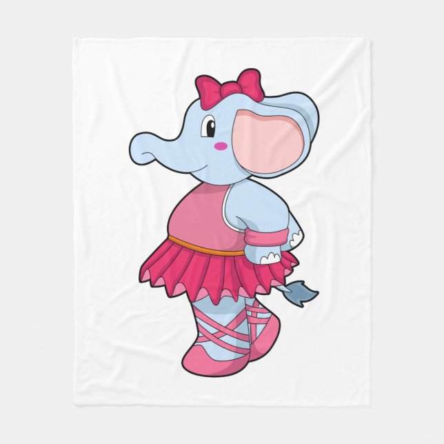 Cobertor De Velo Elephant at Ballet with Skirt (Frente)
