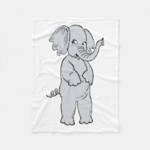 COBERTOR DE VELO ELEPHANT GIRL