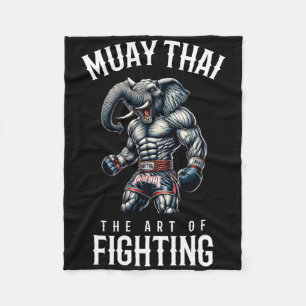 Cobertor De Velo Elephant Muay Thai - Kickboxing e Boxe Tailandesa