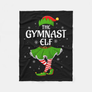 Cobertor De Velo Elfo Ginasta Natal Família Garotas Mulheres Equipe