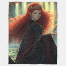 Elfo Místico numa Floresta Fantástica