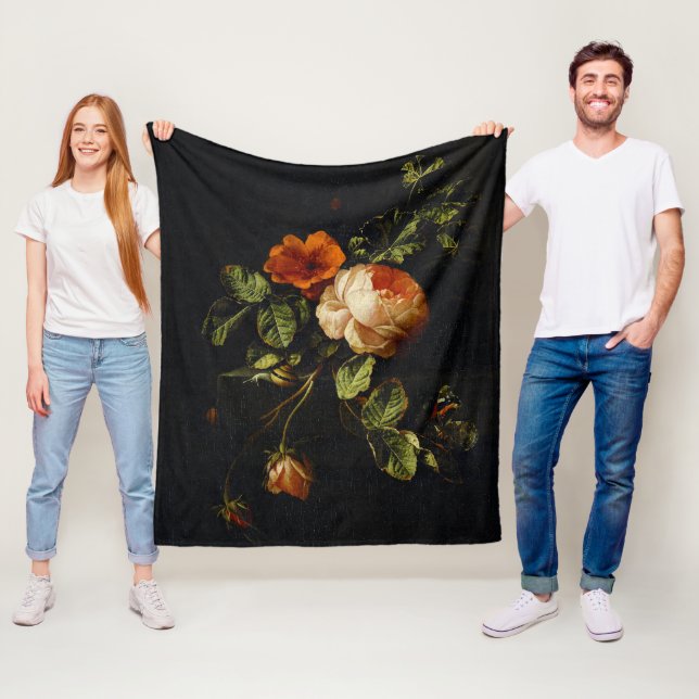 Cobertor De Velo Elias van den Broeck, A Vida Estática com Rosas (In Situ)