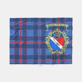Cobertor De Velo Elliott Crest e Tartan