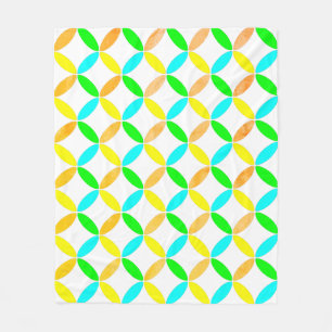 Cobertor De Velo Ellipse Pattern Abstrato Art