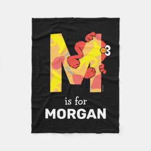 Cobertor De Velo Elmo Alphabet   M Música
