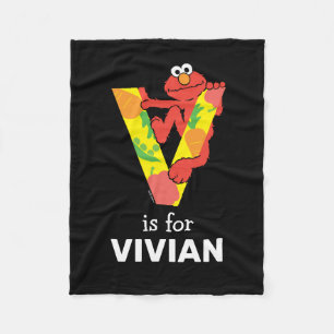 Cobertor De Velo Elmo Alphabet   V Produtos hortícolas