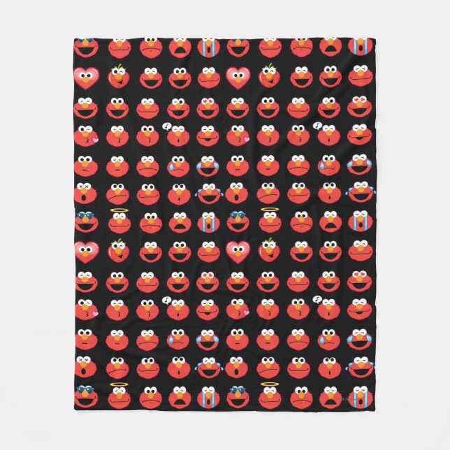 Cobertor De Velo Elmo Emoji Pattern (Frente)