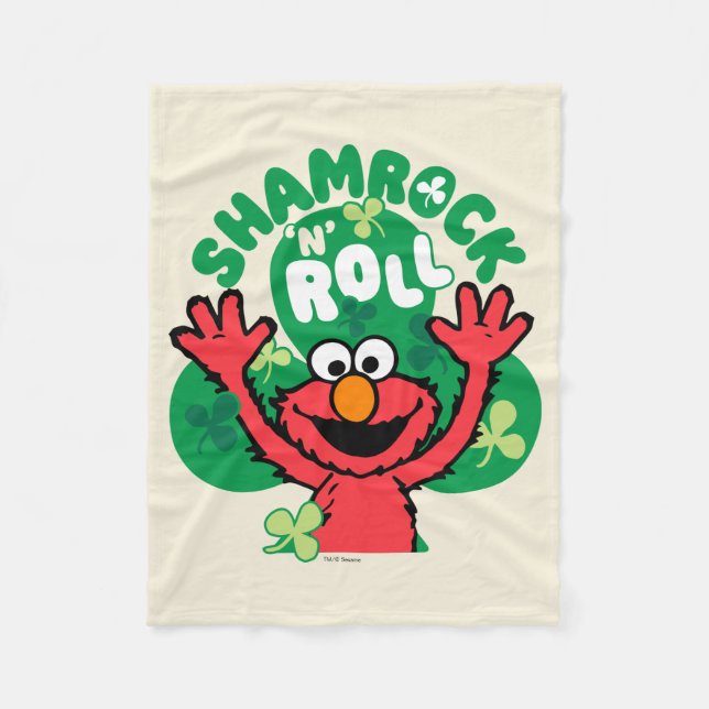 Cobertor De Velo Elmo | Shamrock 'N' Roll (Frente)