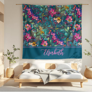 Cobertor De Velo Elsabeth Colorous Art Nouveau Fleece Blanket