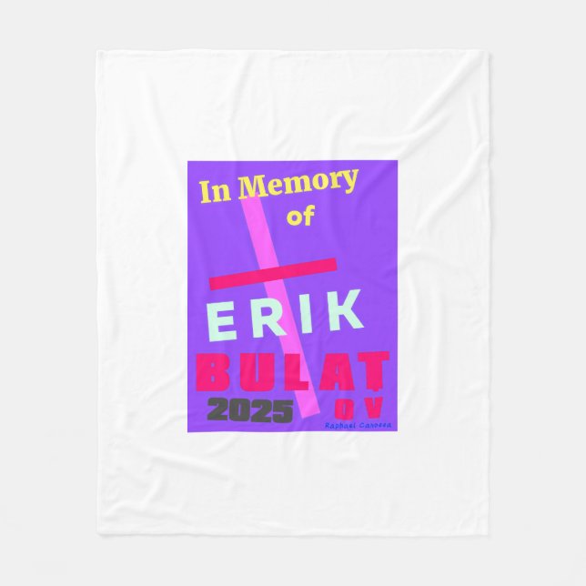 Cobertor De Velo Em Memória de Erik Bulatov (Frente)