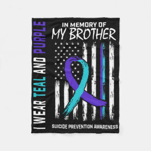 Cobertor De Velo Em Memória, Irmão, Prevenção Contra O Suicídio
