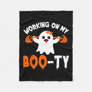 Cobertor De Velo Em Minha Booty Gym Booty Boo-tee Ghost Pun Men Wom