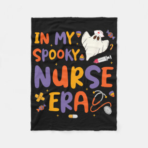 Cobertor De Velo Em Minha Enfermeira Spooky Era Halloween Enfermand