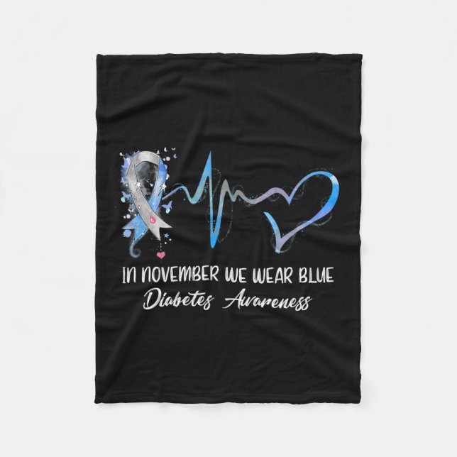 Cobertor De Velo Em novembro, Vestimos Presentes de Consciência da  (Frente)