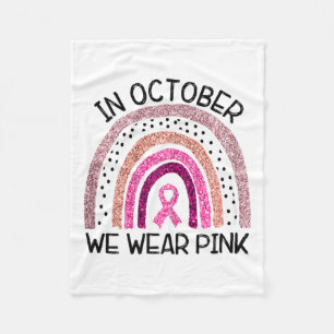 Cobertor De Velo Em outubro, Vestimos a consciência cor-de-rosa do