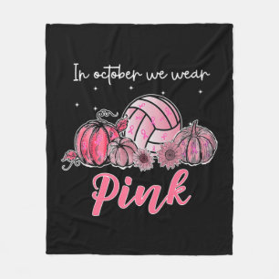 Cobertor De Velo Em outubro, Vestimos Cancer A De Voleibol Rosa