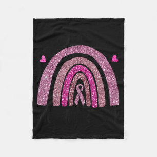 Cobertor De Velo Em outubro, Vestimos Cancer rosa-arco-íris no