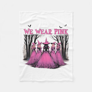 Cobertor De Velo Em outubro, Vestimos Mata-Mama de Bruxas Rosa